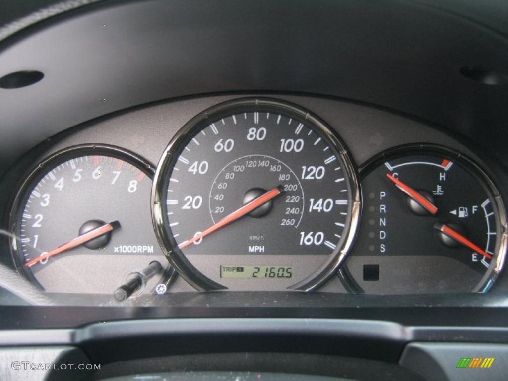 2005 Toyota Solara SLE V6 Convertible Gauges Photo #46717044