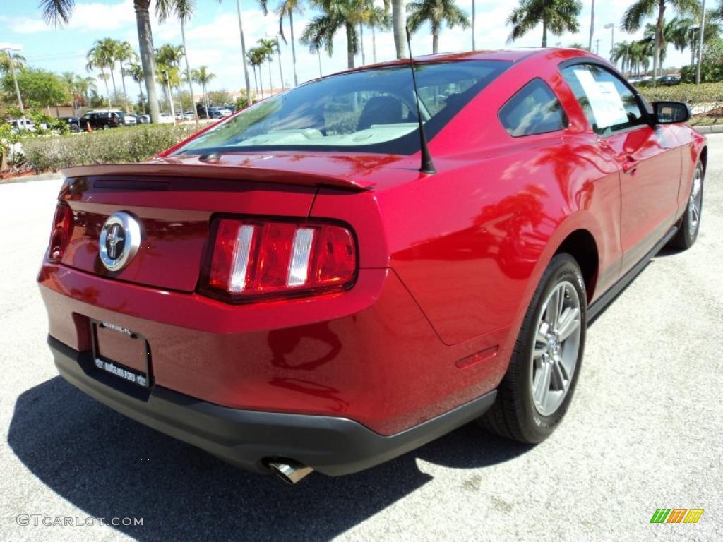 Red Candy Metallic 2010 Ford Mustang V6 Premium Coupe Exterior Photo #46717494