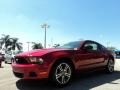 2010 Red Candy Metallic Ford Mustang V6 Premium Coupe  photo #13