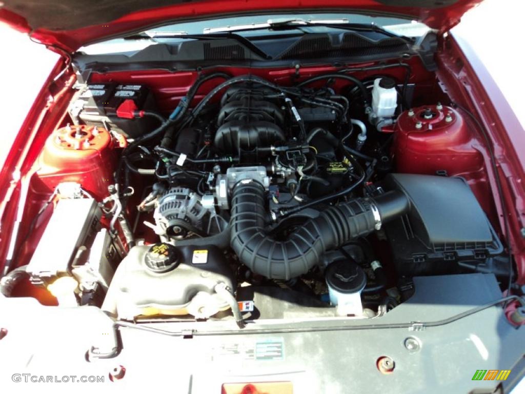 2010 Ford Mustang V6 Premium Coupe 4.0 Liter SOHC 12-Valve V6 Engine Photo #46717791