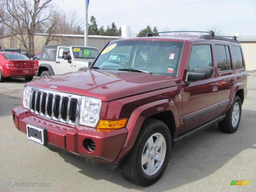 Red Rock Pearl 2007 Jeep Commander Sport 4x4 Exterior Photo #46717830