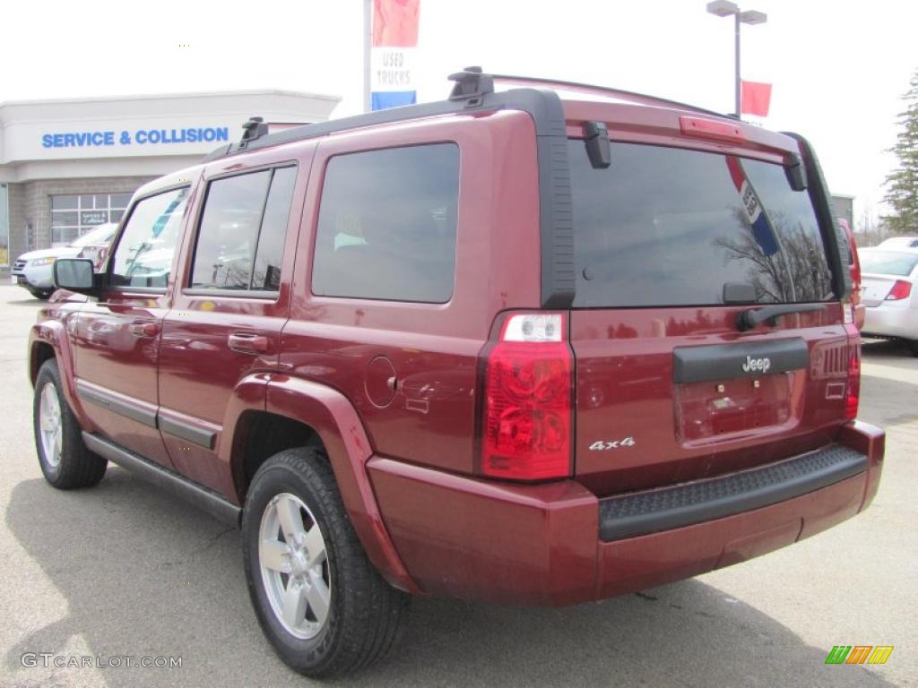 2007 Commander Sport 4x4 - Red Rock Pearl / Medium Slate Gray photo #2