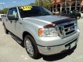 2007 Silver Metallic Ford F150 XLT SuperCrew  photo #2