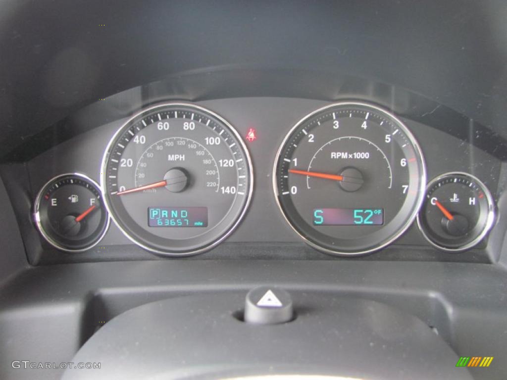 2007 Jeep Commander Sport 4x4 Gauges Photo #46717941