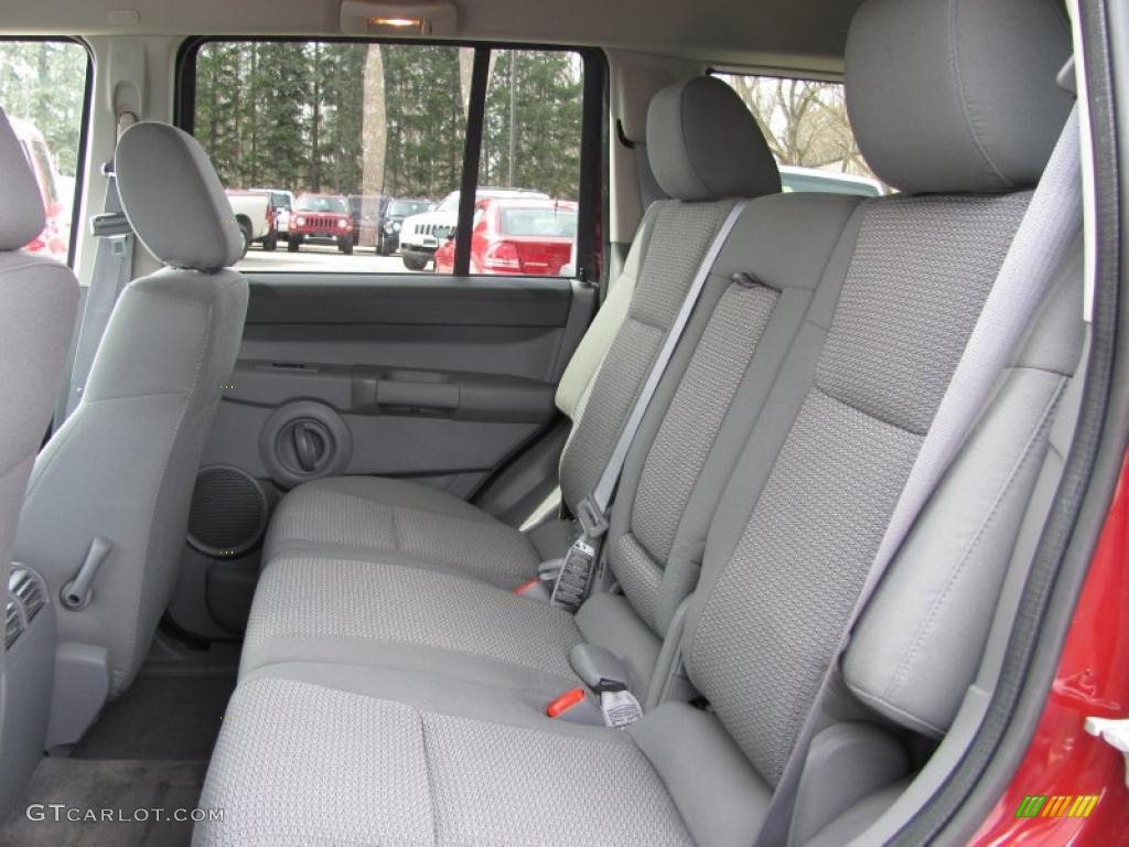 Medium Slate Gray Interior 2007 Jeep Commander Sport 4x4 Photo #46718016