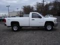 2009 Summit White Chevrolet Silverado 3500HD LS Regular Cab 4x4  photo #7