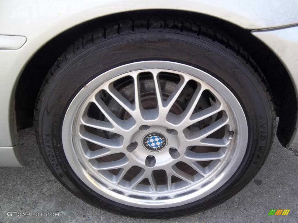 2001 3 Series 325i Coupe - Titanium Silver Metallic / Black photo #4
