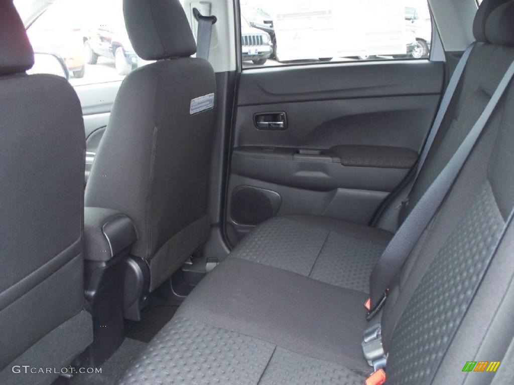 Black Interior 2011 Mitsubishi Outlander Sport SE Photo #46718451