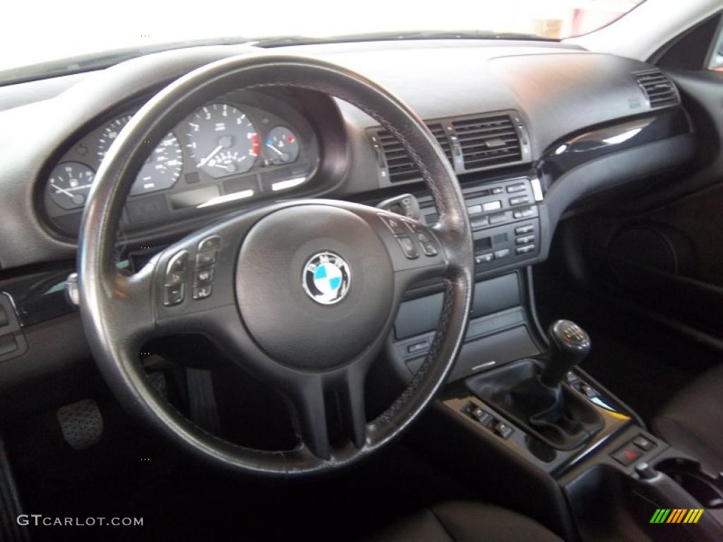 2001 3 Series 325i Coupe - Titanium Silver Metallic / Black photo #19