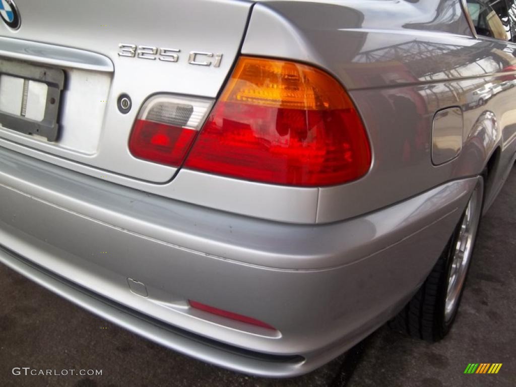 2001 3 Series 325i Coupe - Titanium Silver Metallic / Black photo #20