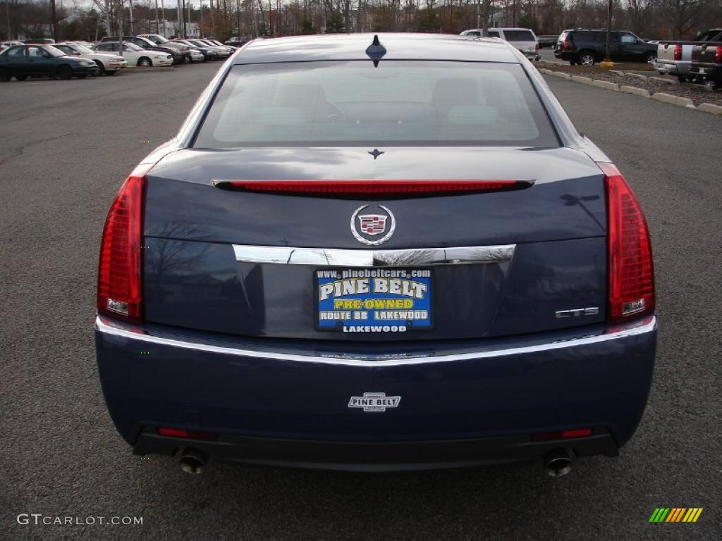 2009 CTS Sedan - Blue Diamond Tri-Coat / Light Titanium/Ebony photo #5