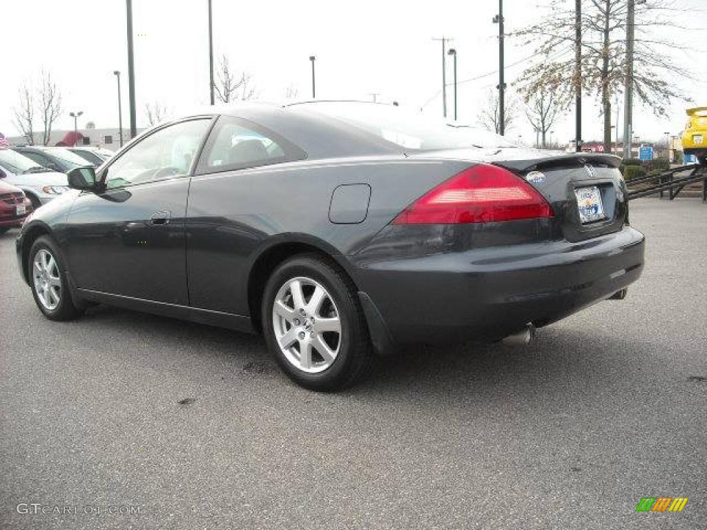 2005 Accord LX V6 Special Edition Coupe - Graphite Pearl / Gray photo #4