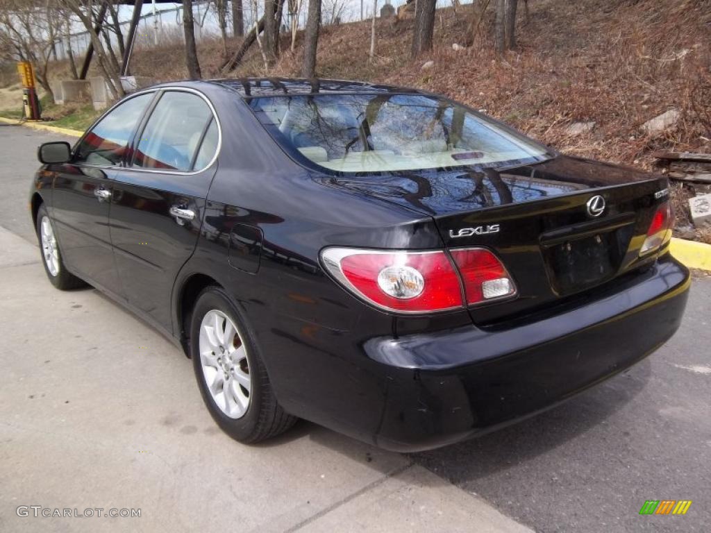 2002 ES 300 - Black Onyx / Ivory photo #4