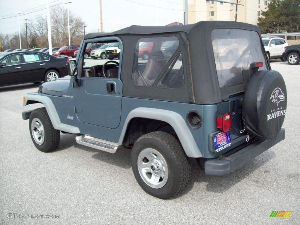 1998 Wrangler SE 4x4 - Bright Jade Satin Glow / Gray photo #2