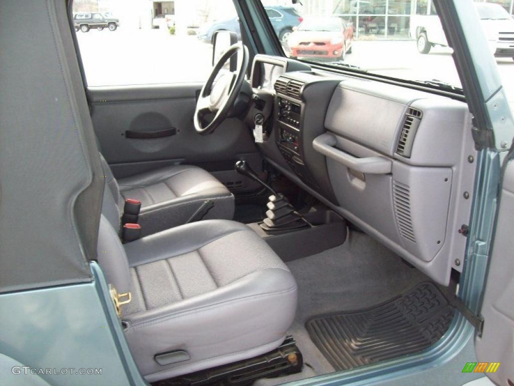 1998 Wrangler SE 4x4 - Bright Jade Satin Glow / Gray photo #5