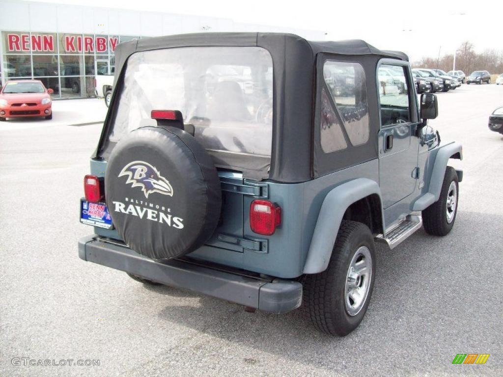 1998 Wrangler SE 4x4 - Bright Jade Satin Glow / Gray photo #10
