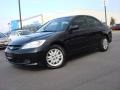 2005 Nighthawk Black Pearl Honda Civic LX Sedan  photo #2