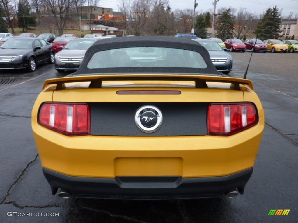 Yellow Blaze Metallic Tri-Coat 2012 Ford Mustang C/S California Special Convertible Exterior Photo #46720158