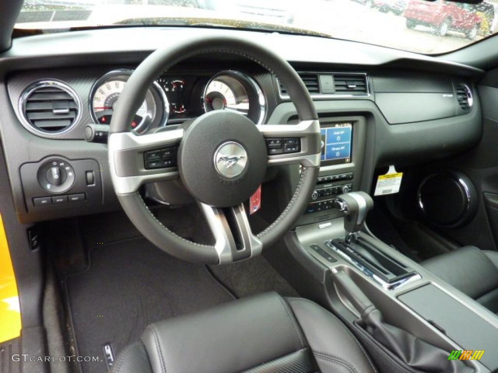 Charcoal Black/Carbon Black Interior 2012 Ford Mustang C/S California Special Convertible Photo #46720266