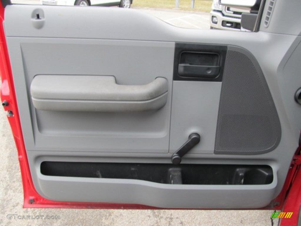 2008 F150 XL SuperCab 4x4 - Bright Red / Medium Flint Grey photo #15