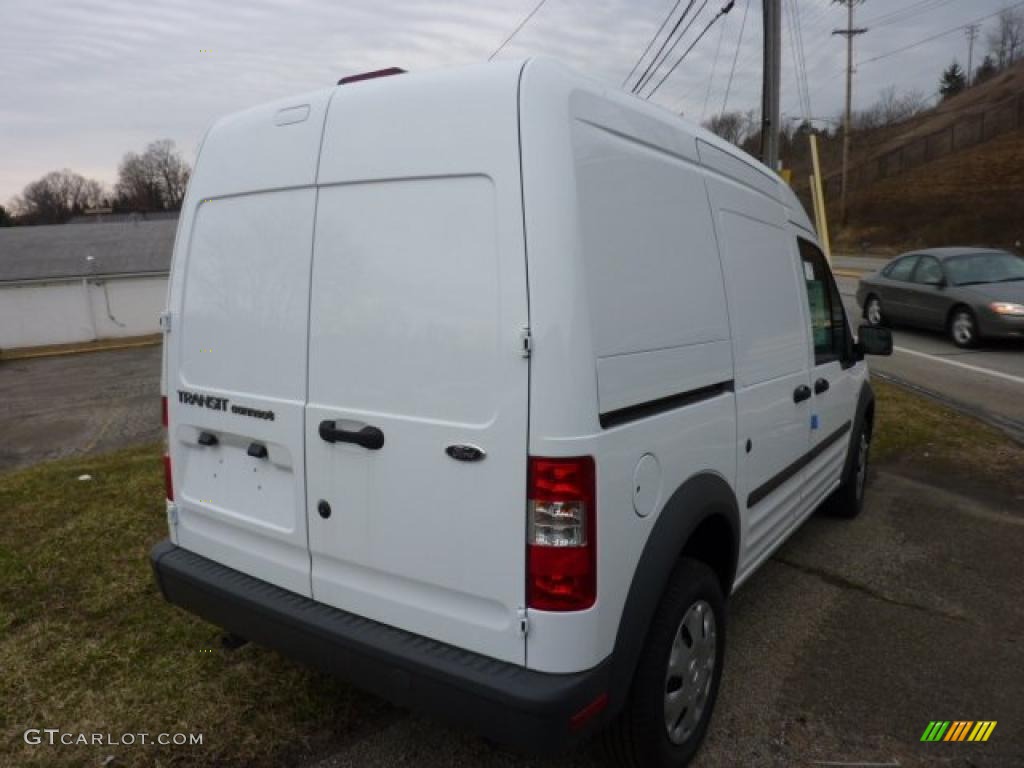 Frozen White 2011 Ford Transit Connect XL Cargo Van Exterior Photo #46720563