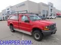 Red - F250 Super Duty XL Regular Cab 4x4 Photo No. 1