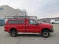 Red - F250 Super Duty XL Regular Cab 4x4 Photo No. 2