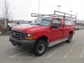 Red - F250 Super Duty XL Regular Cab 4x4 Photo No. 4