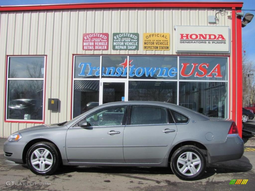 2007 Impala LS - Dark Silver Metallic / Gray photo #4