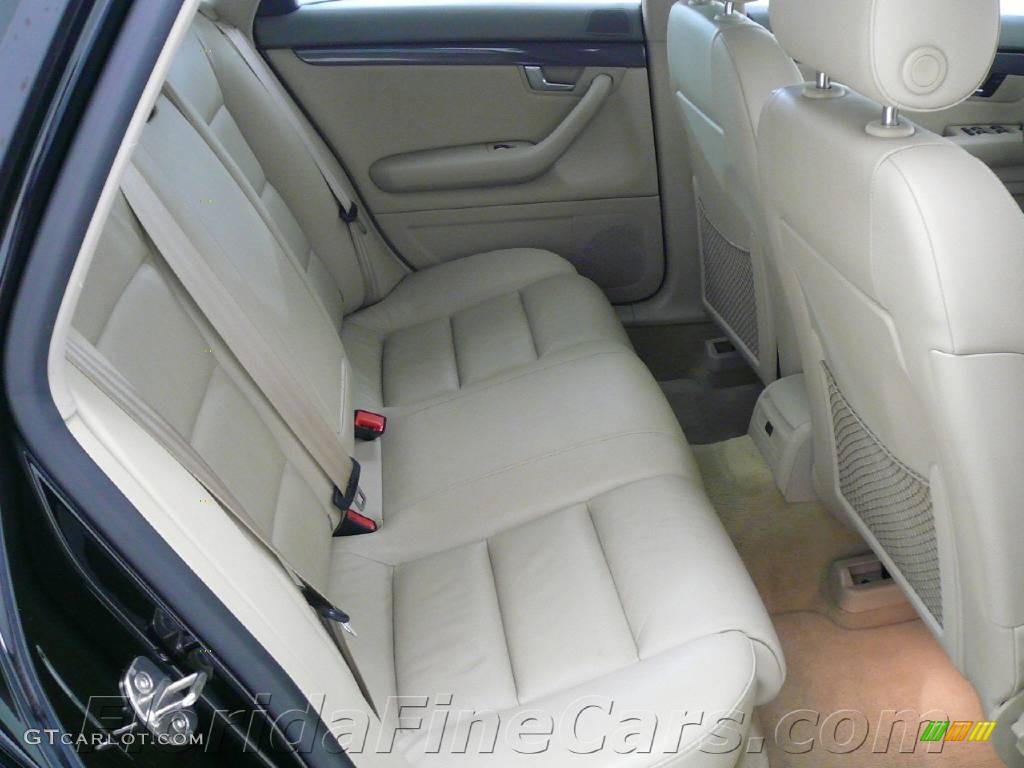 2003 A4 1.8T Sedan - Brilliant Black / Beige photo #14