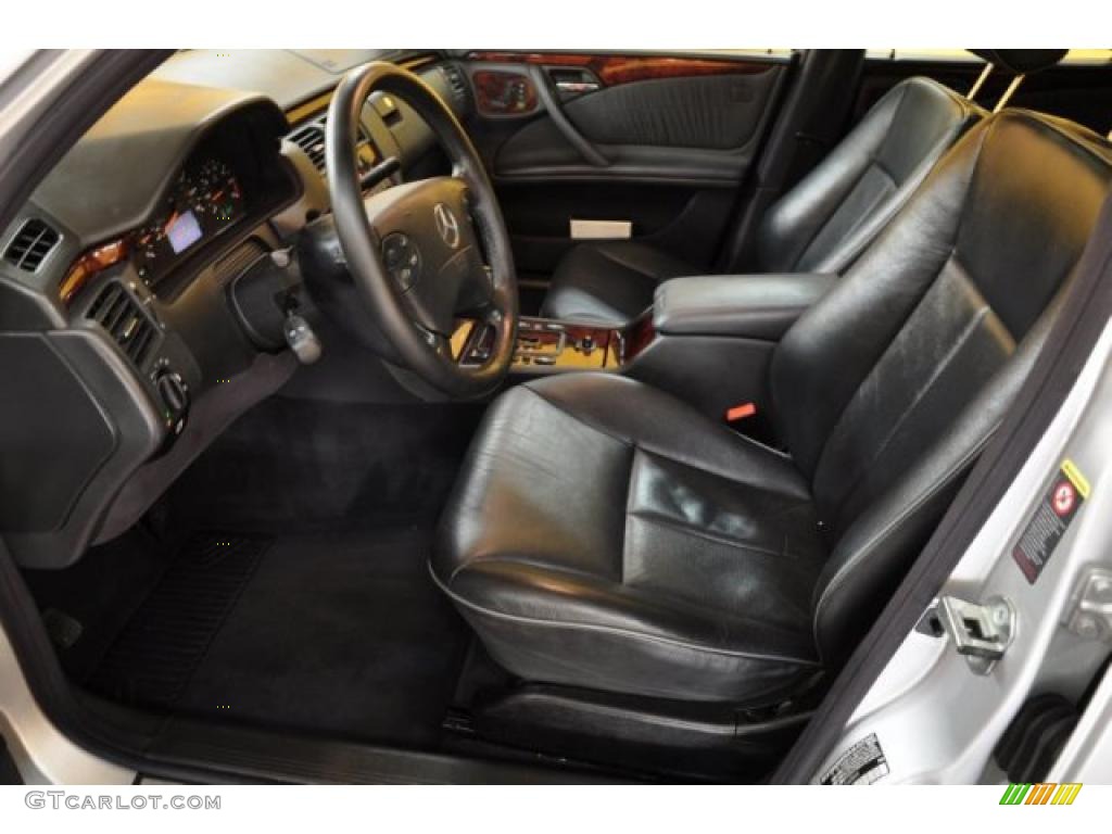 Charcoal Interior 2001 Mercedes-Benz E 320 4Matic Wagon Photo #46721661