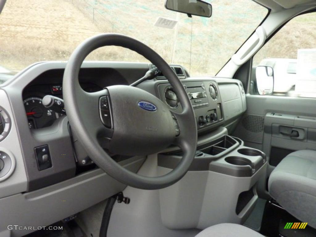 2011 E Series Van E350 XLT Extended Passenger - Oxford White / Medium Flint photo #12