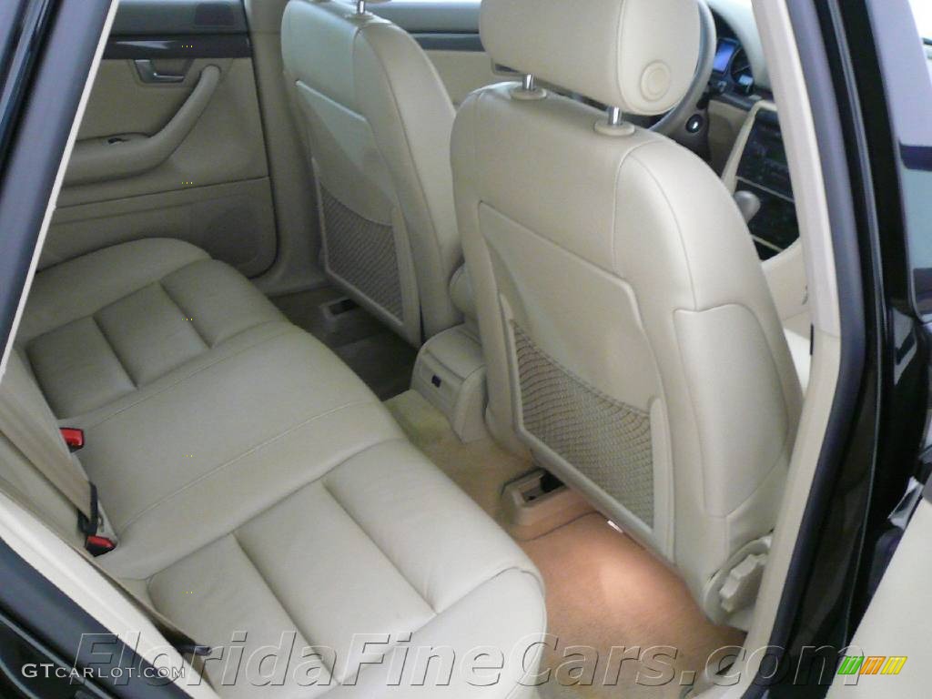 2003 A4 1.8T Sedan - Brilliant Black / Beige photo #15