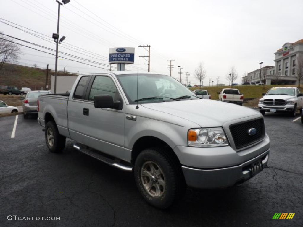 2006 F150 XLT SuperCab 4x4 - Silver Metallic / Medium/Dark Flint photo #1