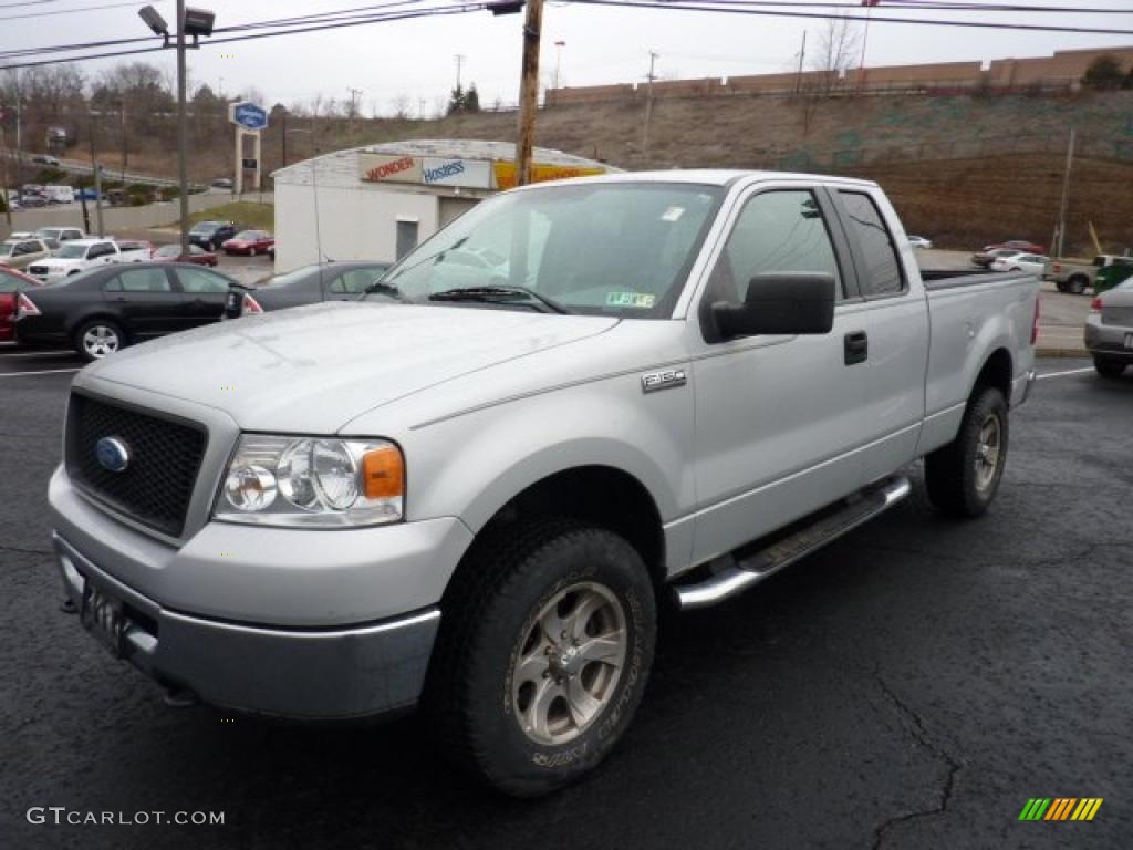 2006 F150 XLT SuperCab 4x4 - Silver Metallic / Medium/Dark Flint photo #5