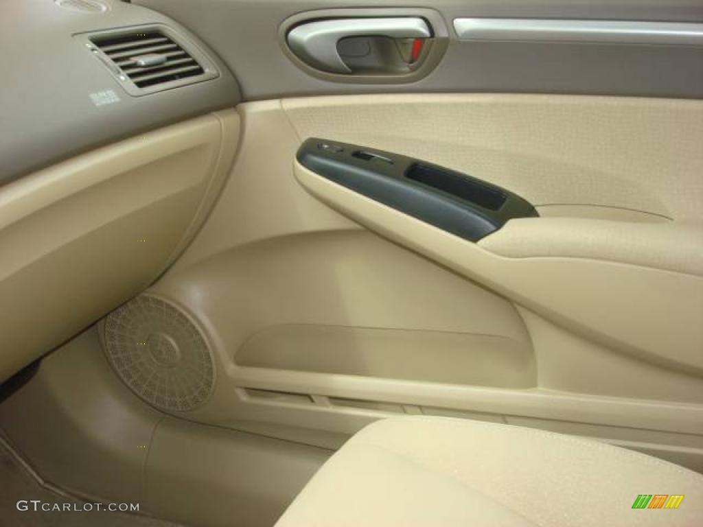 2007 Civic Hybrid Sedan - Taffeta White / Ivory photo #13
