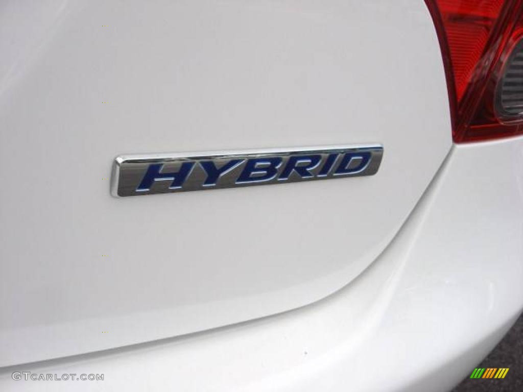 2007 Civic Hybrid Sedan - Taffeta White / Ivory photo #20