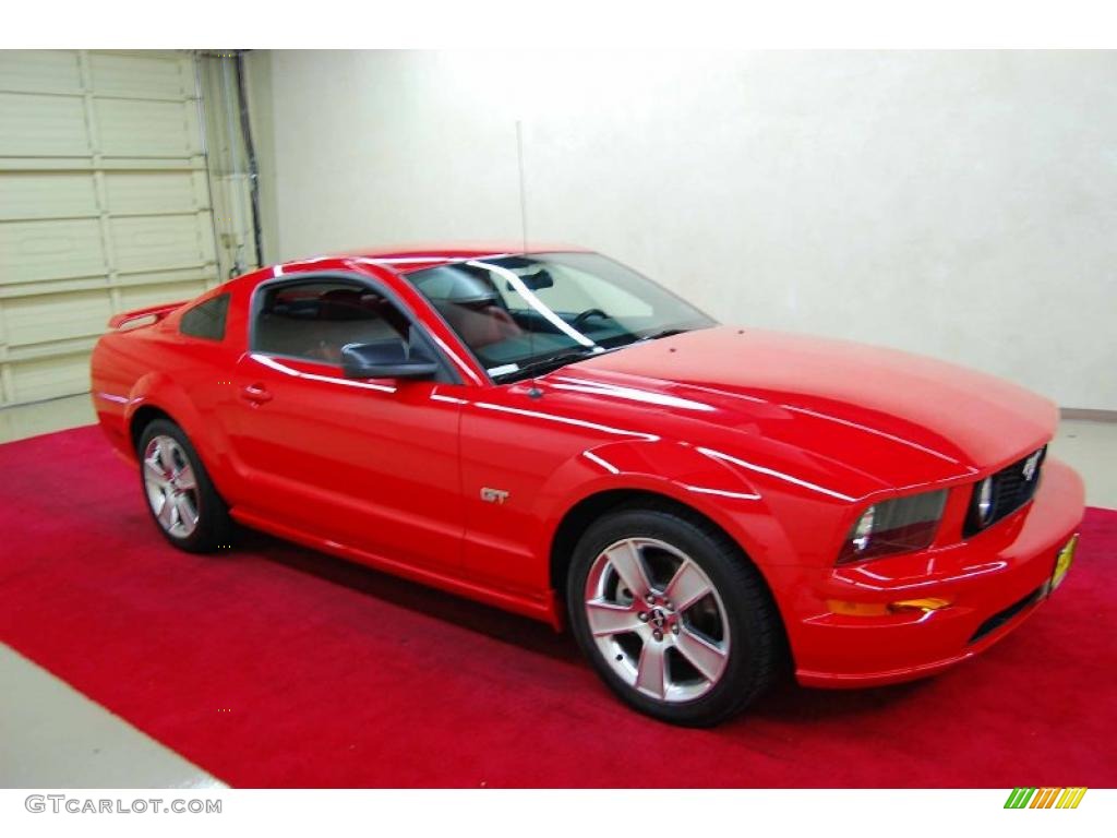 2006 Mustang GT Premium Coupe - Torch Red / Red/Dark Charcoal photo #1