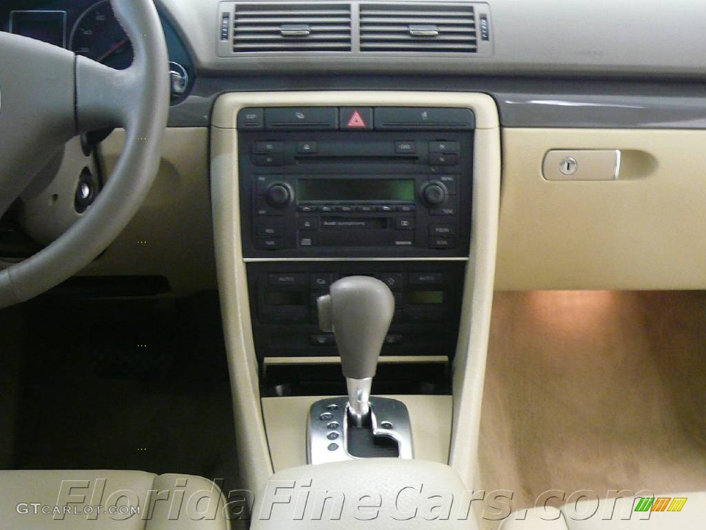 2003 A4 1.8T Sedan - Brilliant Black / Beige photo #18