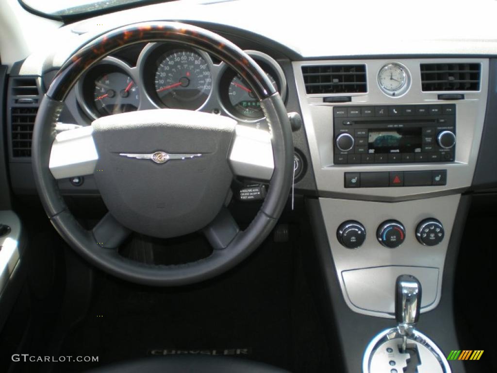 2010 Chrysler Sebring Limited Sedan Dark Slate Gray Dashboard Photo #46723674