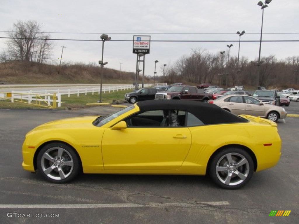 Rally Yellow 2011 Chevrolet Camaro SS/RS Convertible Exterior Photo #46723923