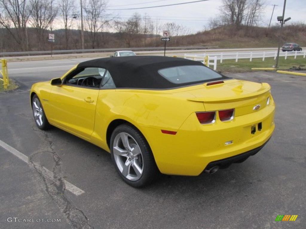 Rally Yellow 2011 Chevrolet Camaro SS/RS Convertible Exterior Photo #46723941