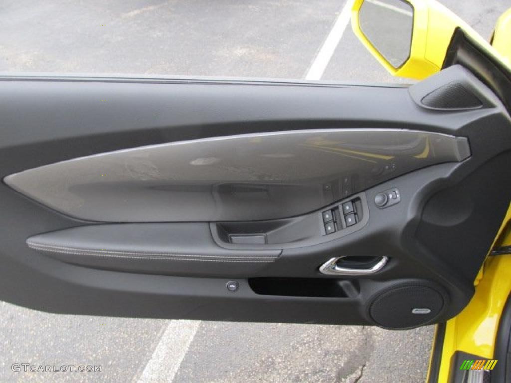 2011 Chevrolet Camaro SS/RS Convertible Black Door Panel Photo #46724061