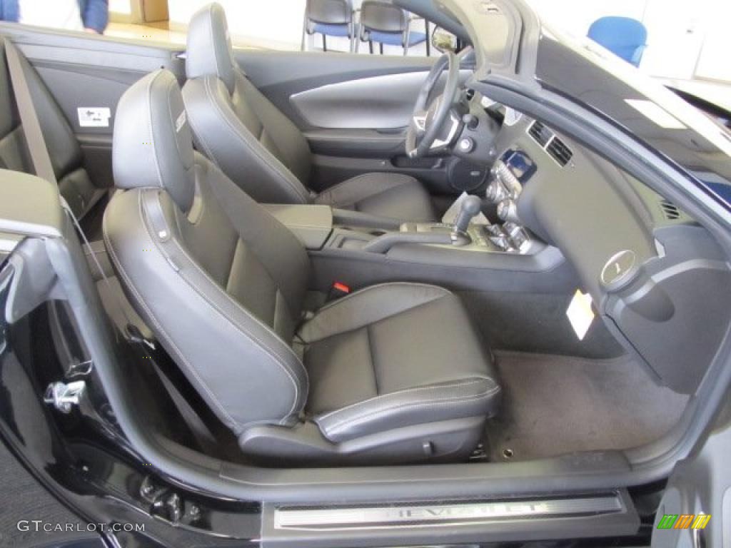 Black Interior 2011 Chevrolet Camaro SS/RS Convertible Photo #46724367