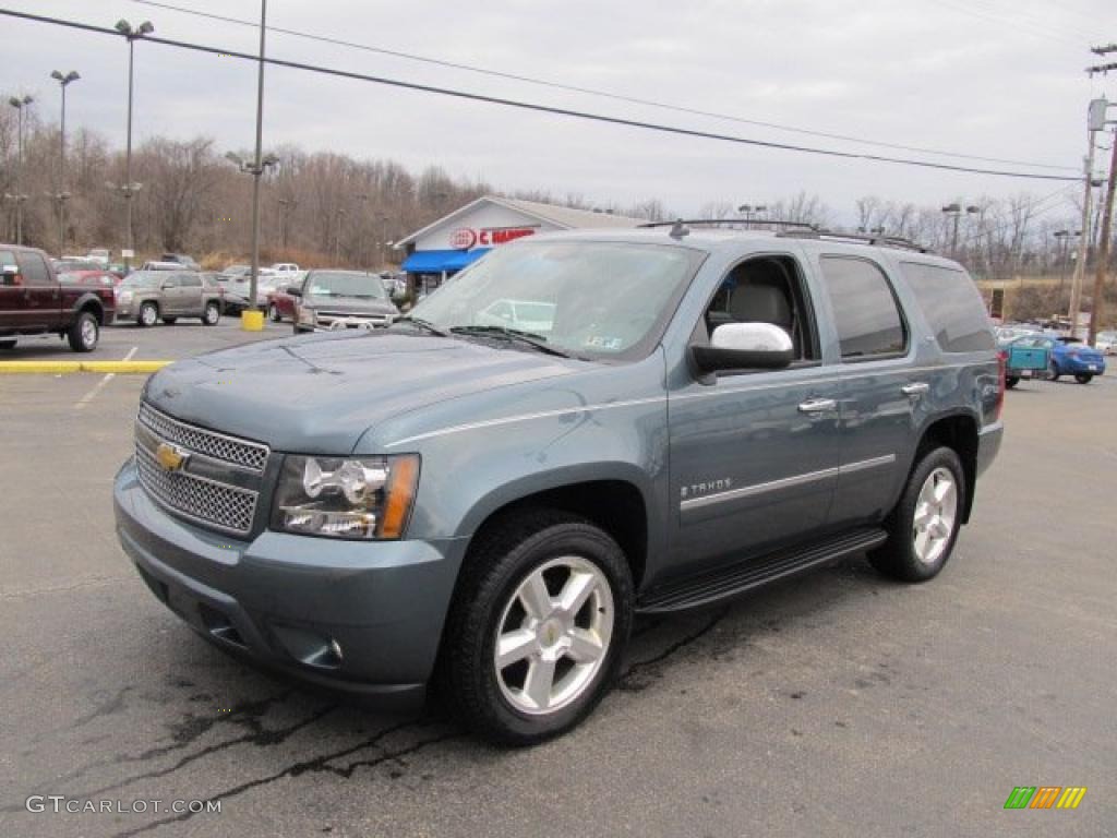 2009 Tahoe LTZ 4x4 - Blue Granite Metallic / Light Titanium photo #5