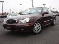 2005 Ruby Red Hyundai Sonata GLS V6  photo #1