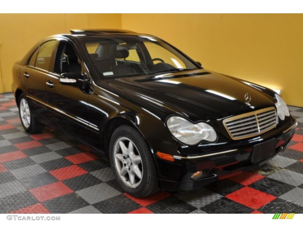 2003 C 240 4Matic Sedan - Black / Charcoal photo #1