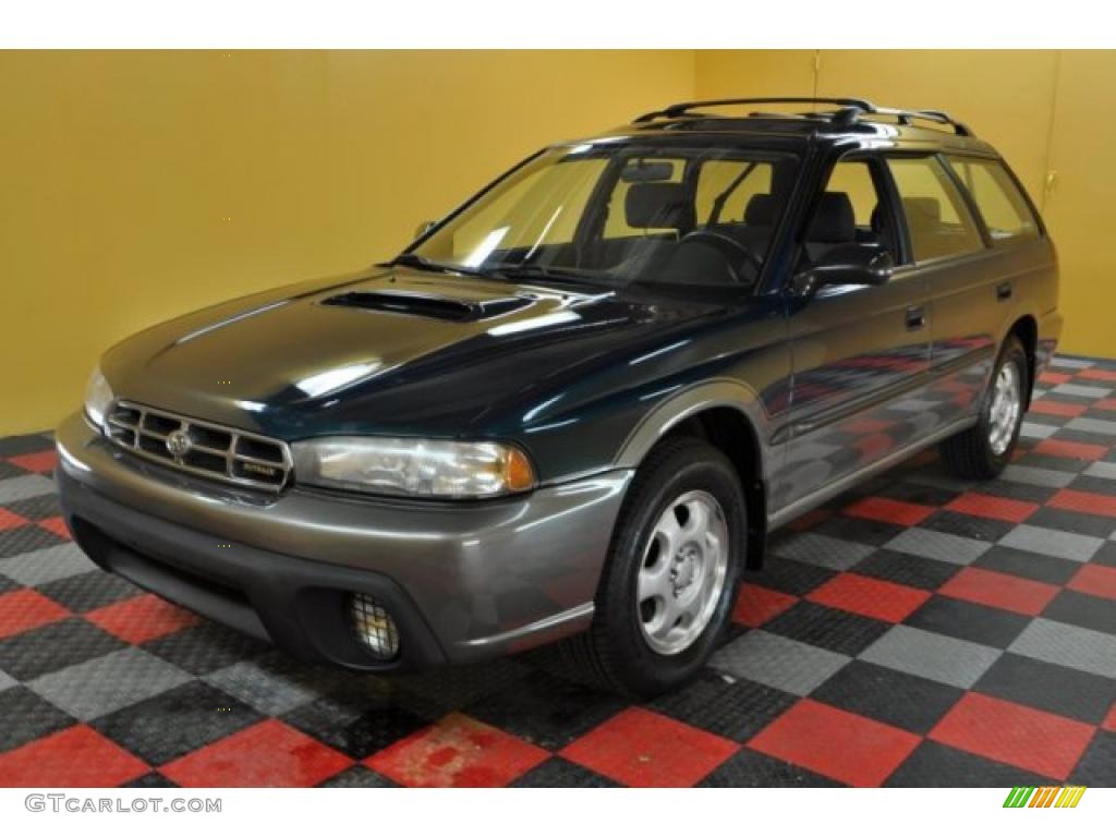 1997 Legacy Outback Wagon - Deep Sapphire Pearl / Grey photo #2
