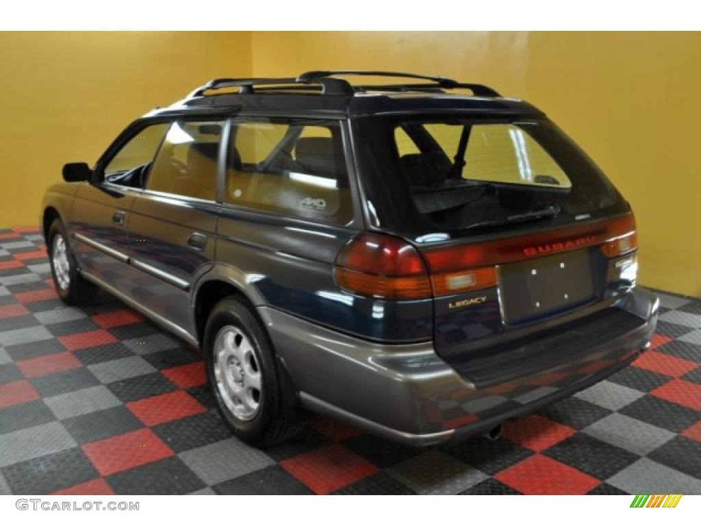 1997 Legacy Outback Wagon - Deep Sapphire Pearl / Grey photo #3