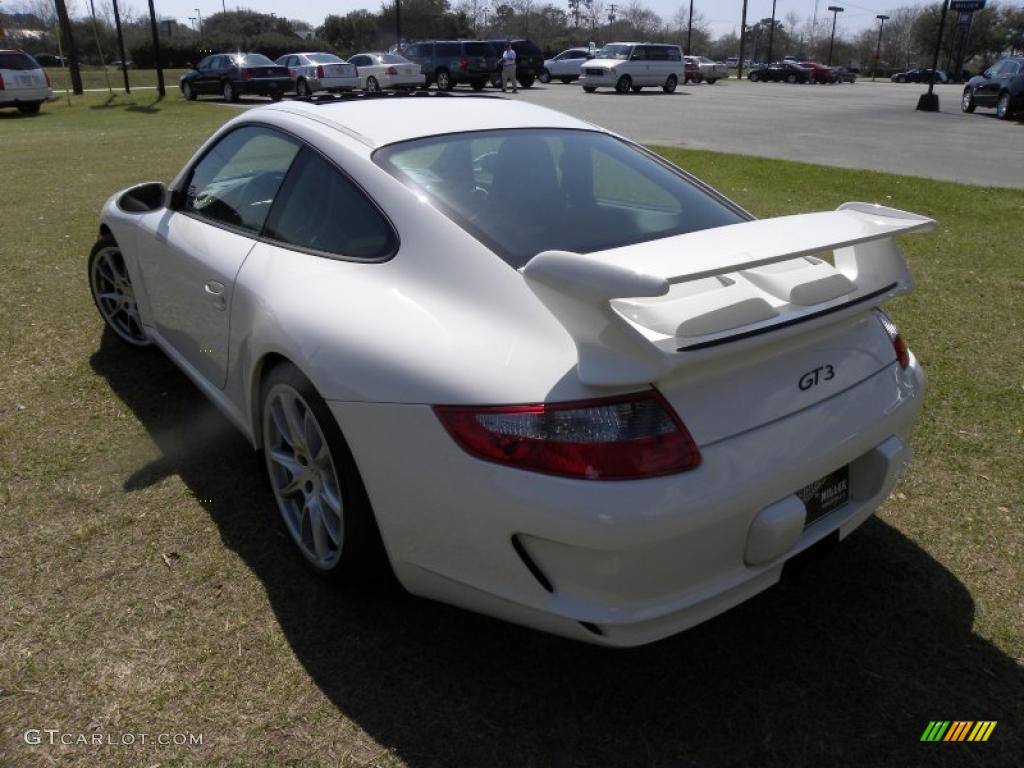 2007 911 GT3 - Carrara White / Black w/Alcantara photo #14